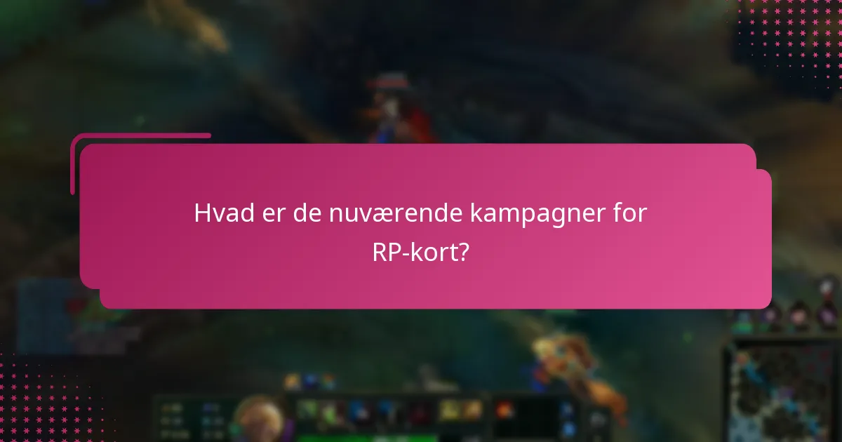 Hvilke eksklusive genstande kan opnås med RP-kort?