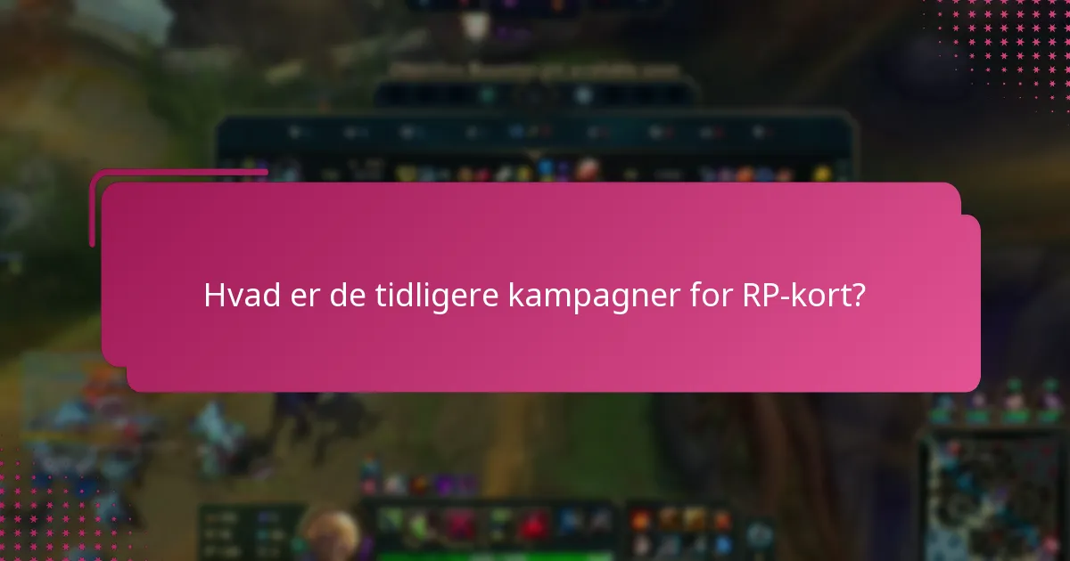 Hvilke RP-kort betragtes som bemærkelsesværdige?