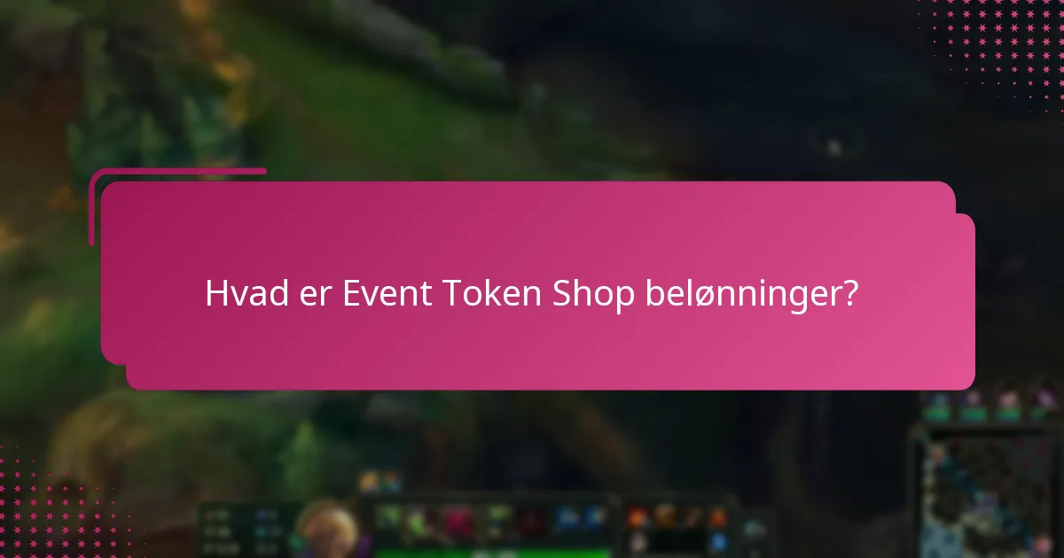 Hvordan kan jeg optjene tokens til Event Token Shop?