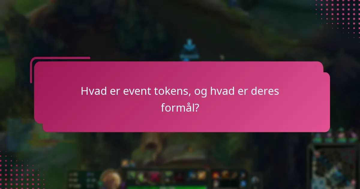 Hvad er de bedste praksisser for at administrere event tokens?