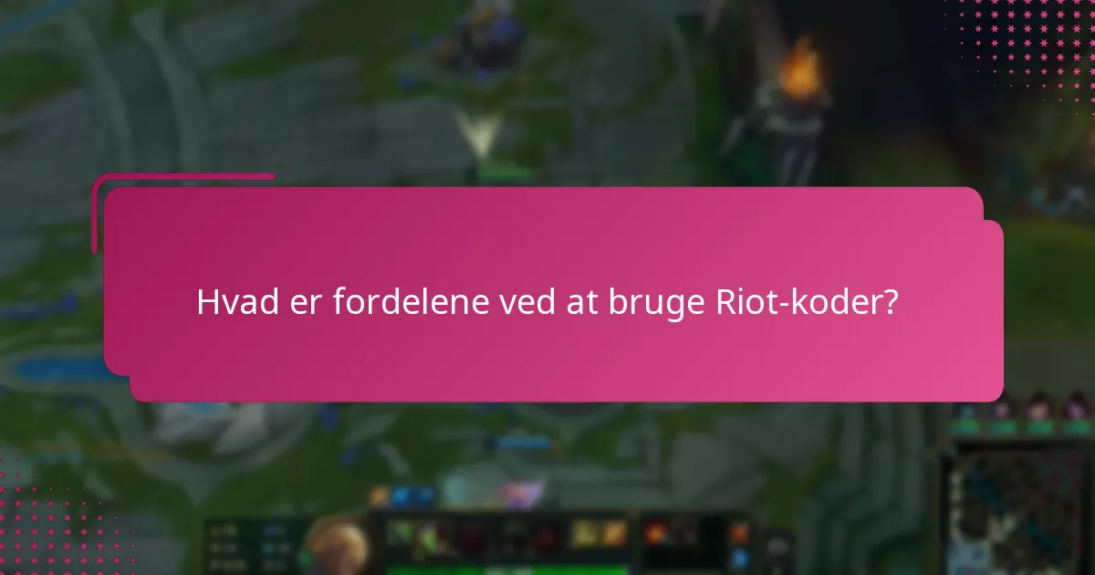 Hvordan indløser man Riot-koder trin-for-trin?