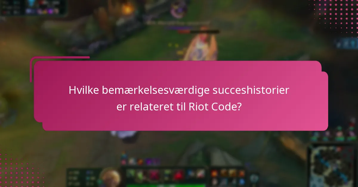 Hvilke forslag har brugerne givet til forbedring af Riot Code?