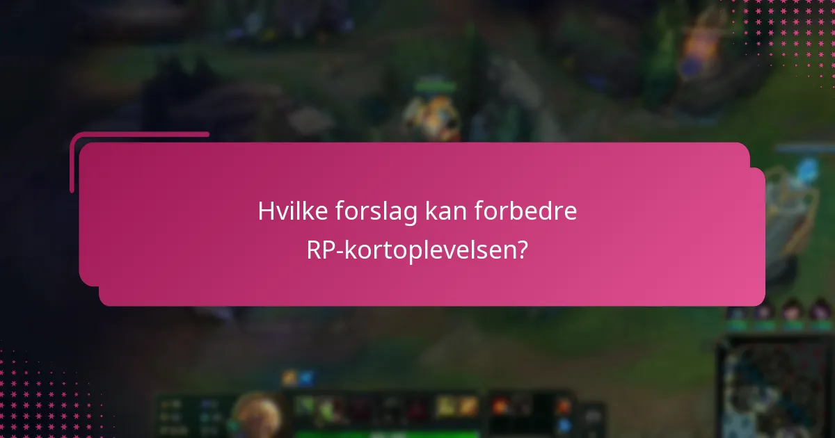 Hvordan sammenlignes RP-kortet med lignende produkter?