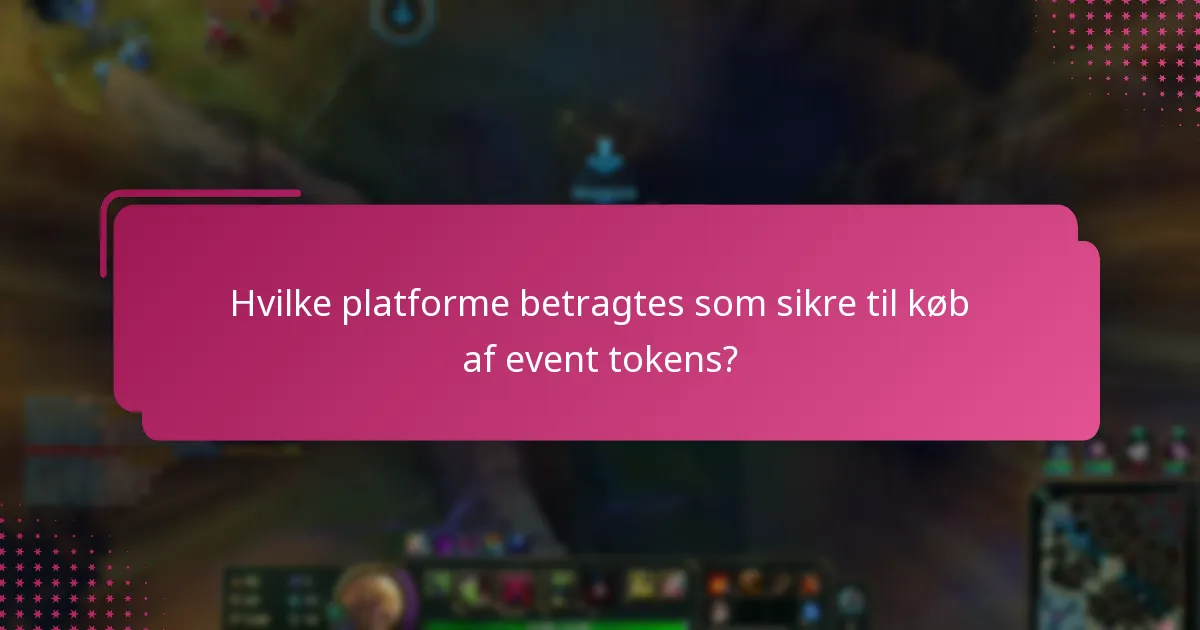 Hvordan kan jeg beskytte mine konti, der er knyttet til event tokens?