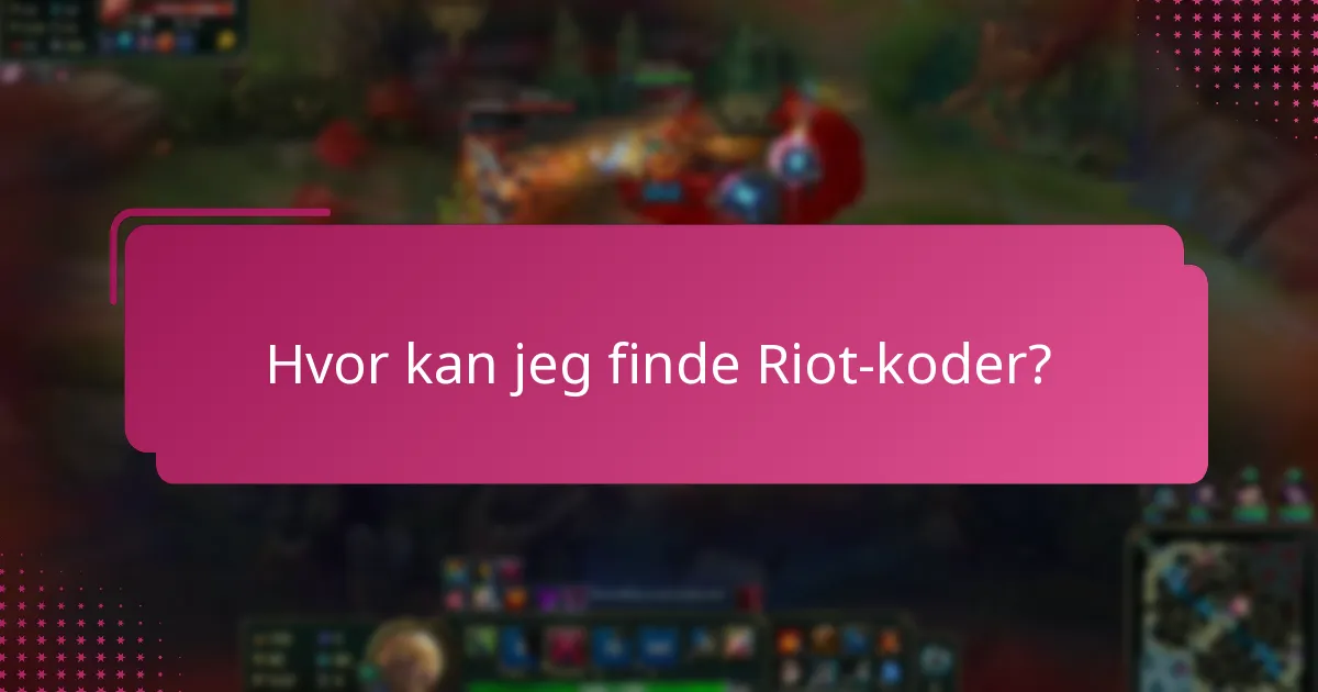 Hvilke værktøjer kan forbedre brugen af Riot-koder?